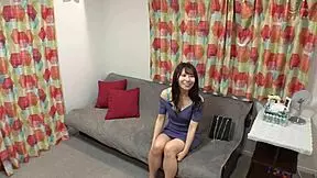 Tempted by stunning Japanese newbie with killer ass for raw action