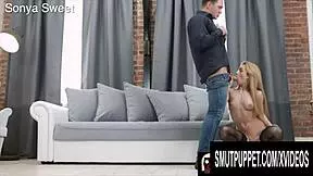 smut puppet superb teen oral service compilation