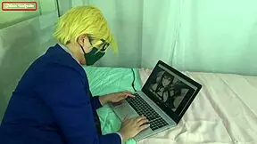 Yor forger discovered by husband loid in cosplay cowgirl