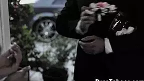 smalltits teen 18+ gets facial on prom night in taboo fantasy