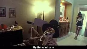 Seduced and fucked by masked step daughter
