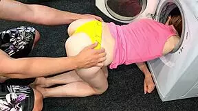 She Got Stuck In Washing Machine First Time On Purpose