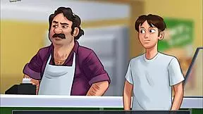 in summertime saga episode 122, the hentai cartoon features big ass scenes