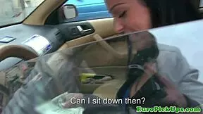 Half-naked cabbie serves one customer