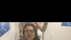 i'm in shower getting fucked hard, deepthroat and cum on face