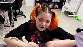 Blowjob from Redhead Cutie Evokes Deep Emotions