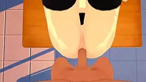 guilty crown - teen 18+ inori yuzuriha gets creampied - 3d hentai animation