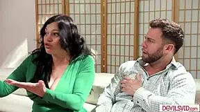 Guy Fucking His Wife And Big Tits Blonde Neighbor!