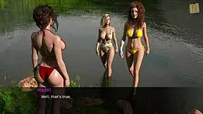 nursing back to pleasure, hot brunette flirts with big tits and ass 😘