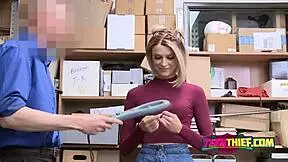 Pornstar Emma Hix Gets Caught Stealing Lingerie In Uniform And Nailed Hardcore By Police