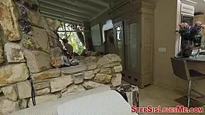 hey, my teen stepsis just took it hard in the anal, wanna see?