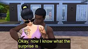 Husband surprises wife with black friend for birthday gangbang