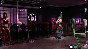 sapfyr has fun with beautiful young stripper for first time sex blowjob masturbation