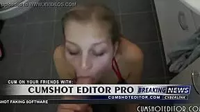 I’m a German amateur teen craving hot cum in POV action