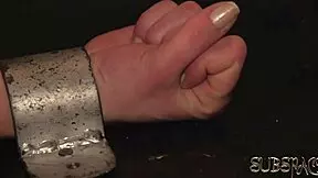 Pouring Wax On Teen 18+ Tits And Pussy Spanking Her Ass And Making Her My