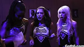 crazy goth sluts sharing giant dick