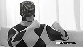 Superheroes Defeated, Sharing Dildo and Cock