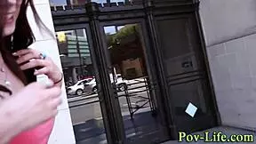 Pov teen gets cum sprayed all over 😈