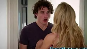 amateur stepmilf blowing hard!