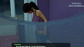 a lot of cum sprayed on my step sister's face