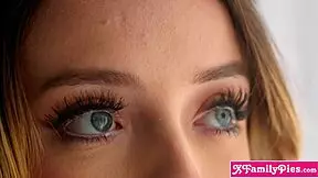 Halloween teens aria valencia and maria kazi share stepbrother's big cock