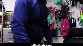 Shoplifting Teen Admits Stealing and Gets Rough Blowjob