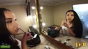 does this teen's giant ass get fucked by monster cock?