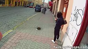 Amala wears glasses and gets bored while performing for cash