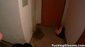 Amala wears glasses and gets bored while performing for cash