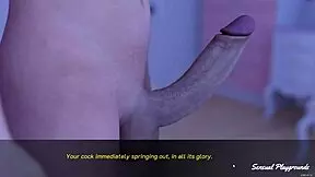 LUST THEORY: WHAT WOULD YOU CHOOSE? PETITE TEEN GIRLFRIEND GIVES BLOWJOB IN GROUP THREESOME PT1