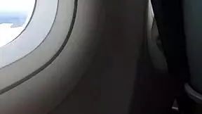 Man, I’m givin a public airplane blowjob, can’t believe this happened!