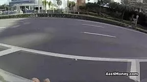 banging huge titty broke teen at parking lot