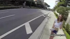 banging huge titty broke teen at parking lot