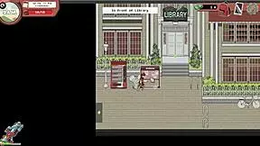 Can Nerdy Girl Handle Public Handjob in Library?