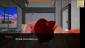 My New Family 82: Redhead's Big Tits In Wild Cartoon Action