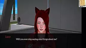 My New Family 82: Redhead's Big Tits In Wild Cartoon Action