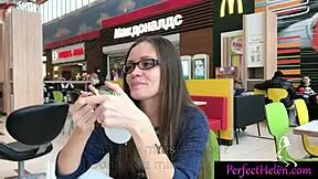 Teen beauty gets rough BJ