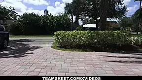 sexy cheerleader aria banks sucks and fucks till screaming orgasm