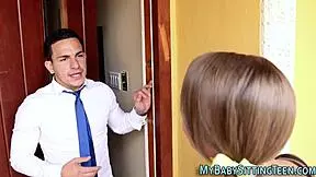 Horny Teen 18+ Facialized After Wild Hardcore Blowjob Session. Can't Believe It!