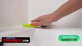 Notmygrandpa - Hot Teen Gives Stepgrandpa Blowjob For Misdeed