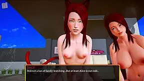 My new family 500: redhead teen's small tits