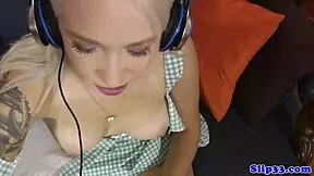 stunning teen 18+ gets creampied by old man in missionary with stockings