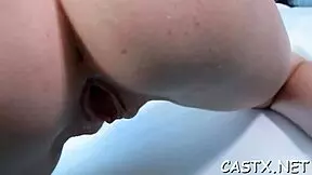 Cameraman says, 'Ram that pussy.'