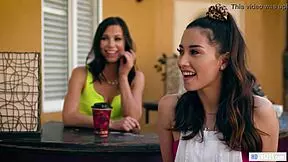 Lesbian sex with a large group of girls naked and enjoying the sex with each other most of the girls are known including the sexy Aidra Fox, Jillian Janson, Sabina Rouge, and Aria Lee