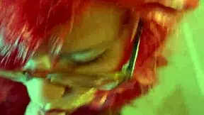 Glasses Babe Sucks Deeply And Swallows Cum In Mouth