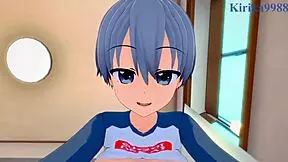 Hana Uzaki and Tsuki Uzaki intense sex - Uzaki-chan wants to hang out pov hentai