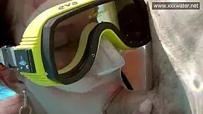 Steamy bath time with naughty moms