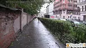 yo, Russian agent scores a skinny teen for a rainy day fuck! 😎
