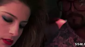 My BF's STEPSISTERS LOVE LESBIAN SEX in threesome