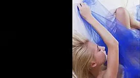 ODETTES BED FROLIC & PUSSY PLAY IN BLUE